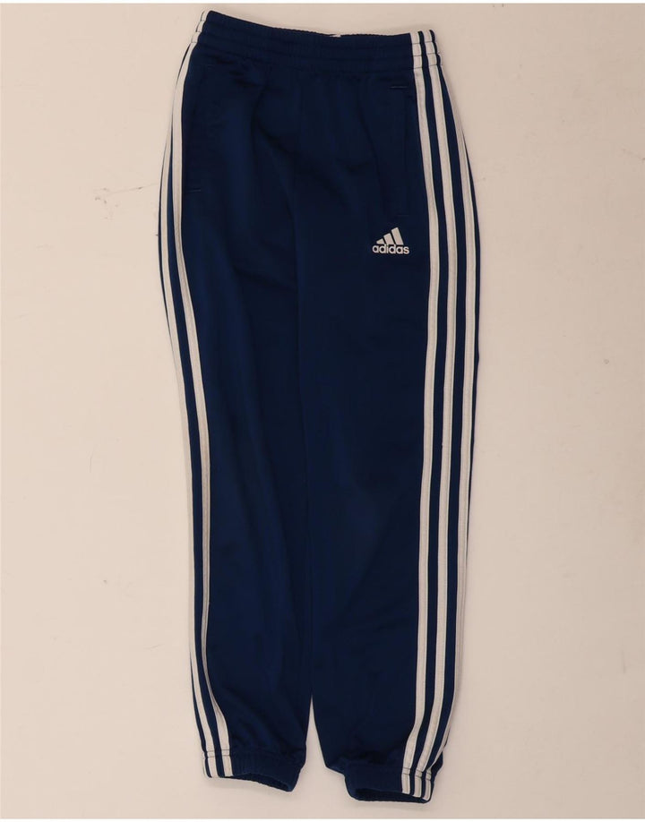 Adidas Pantalon de Survêtement Garçon Joggers 9-10 ans Bleu Marine Polyester