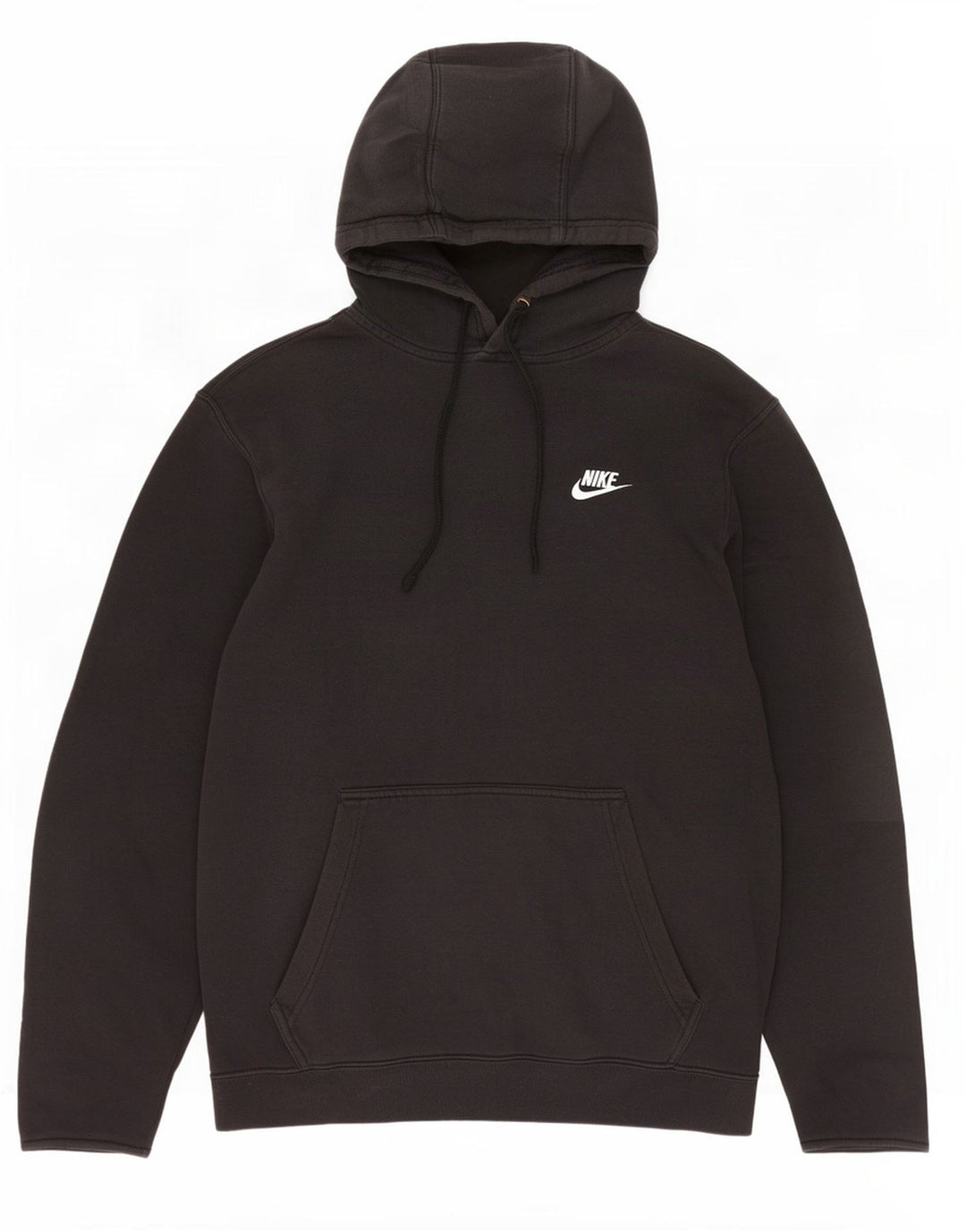 Nike Pull à capuche pour homme en coton noir moyen