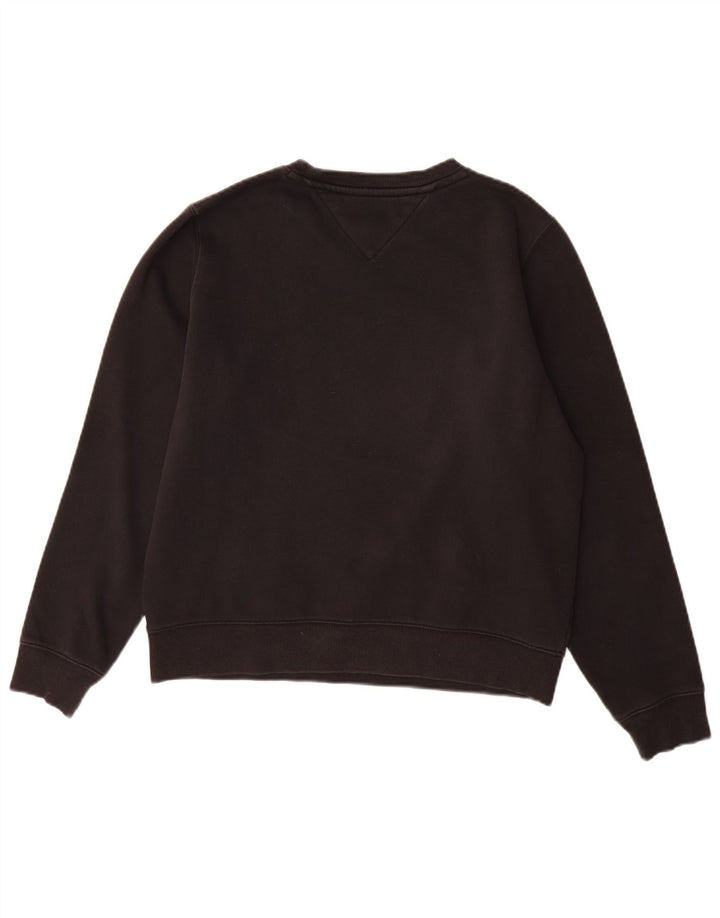 Tommy Hilfiger Sweat-shirt pour femme UK 44 en coton noir moyen