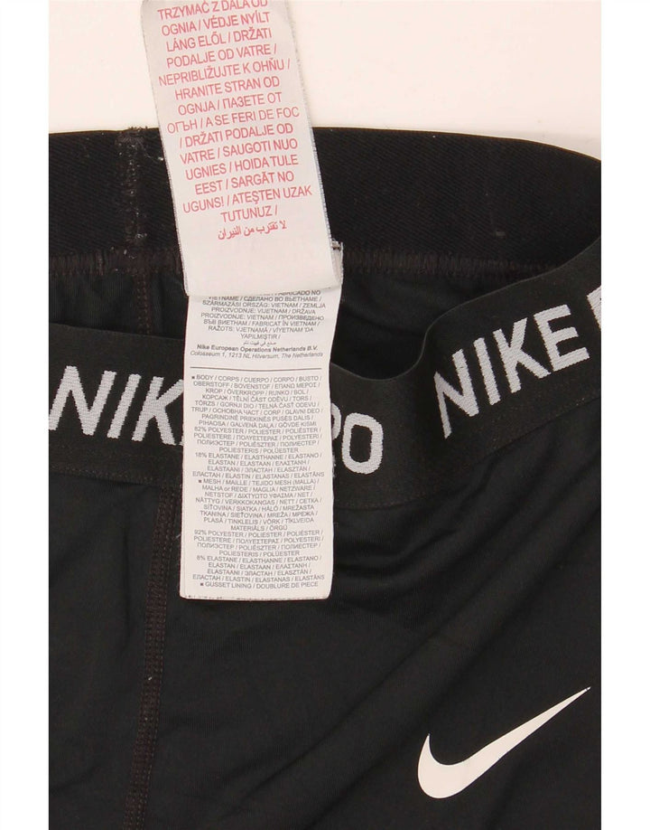 Nike Legging graphique pour femme UK 4 XS Noir Polyester