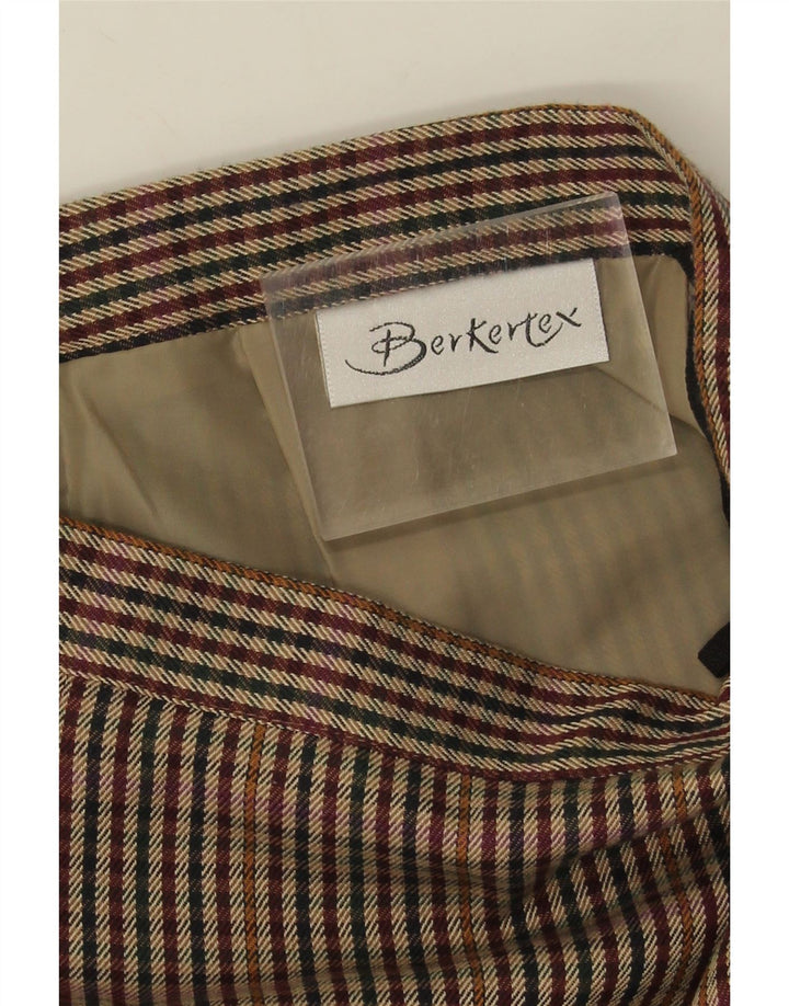 Berkertex Jupe Droite Femme W28 Pied De Poule Multicolore Moyen