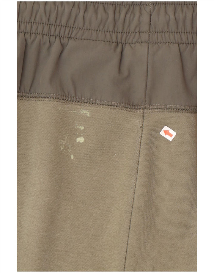 Nike Pantalon de survêtement pour homme Large en coton color block vert