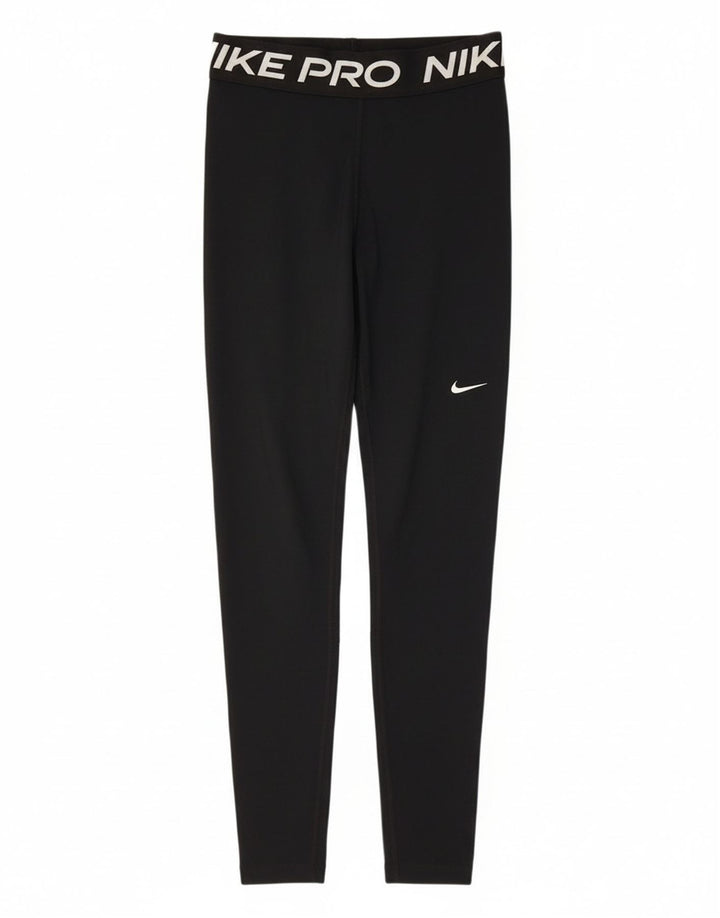 Nike Legging graphique pour femme UK 8 Small Noir Polyester