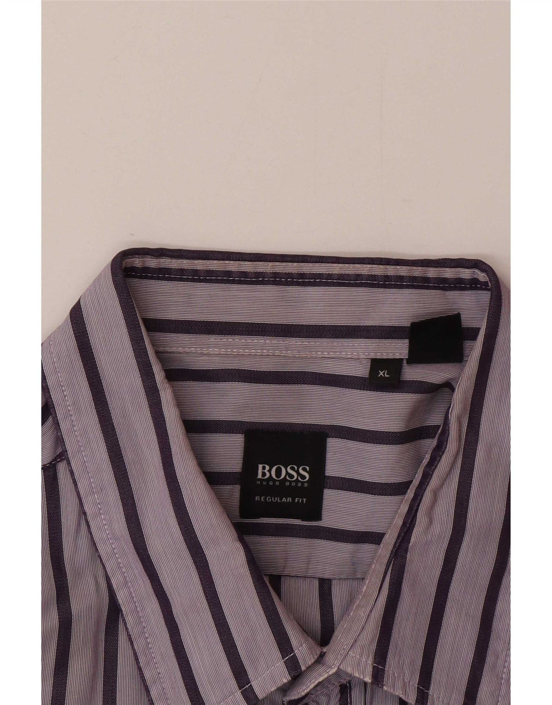 Hugo Boss Chemise Regular Fit XL Violet Rayé