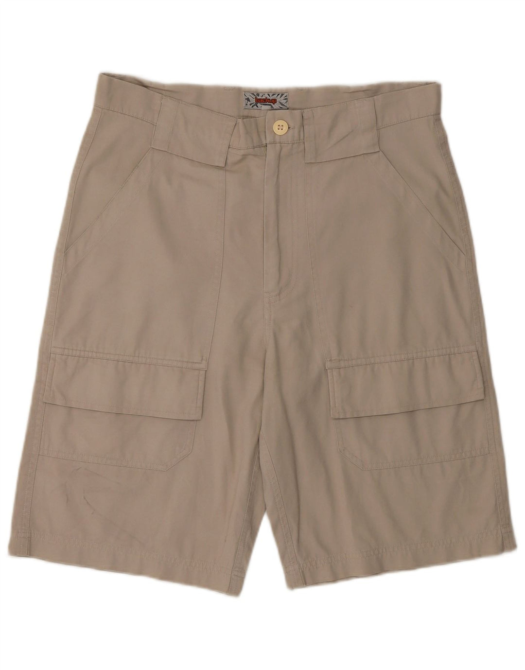 Short Cargo Vintage Homme Moyen W32 Coton Beige