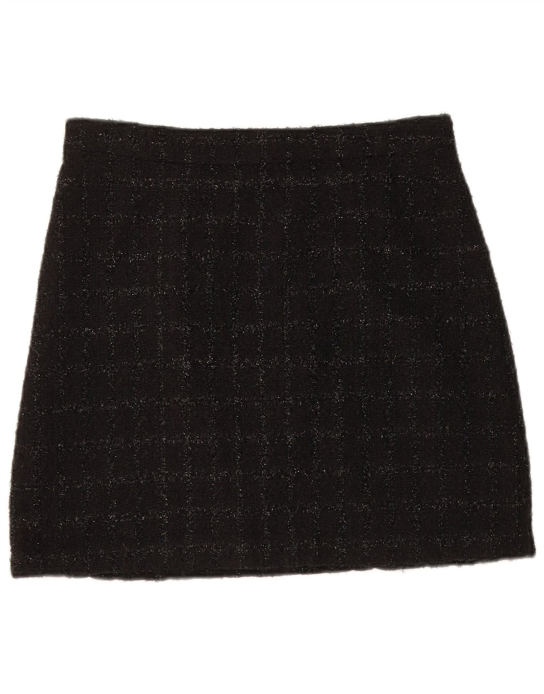 Warehouse Mini jupe femme UK 10 Small W28 noir à carreaux en polyester