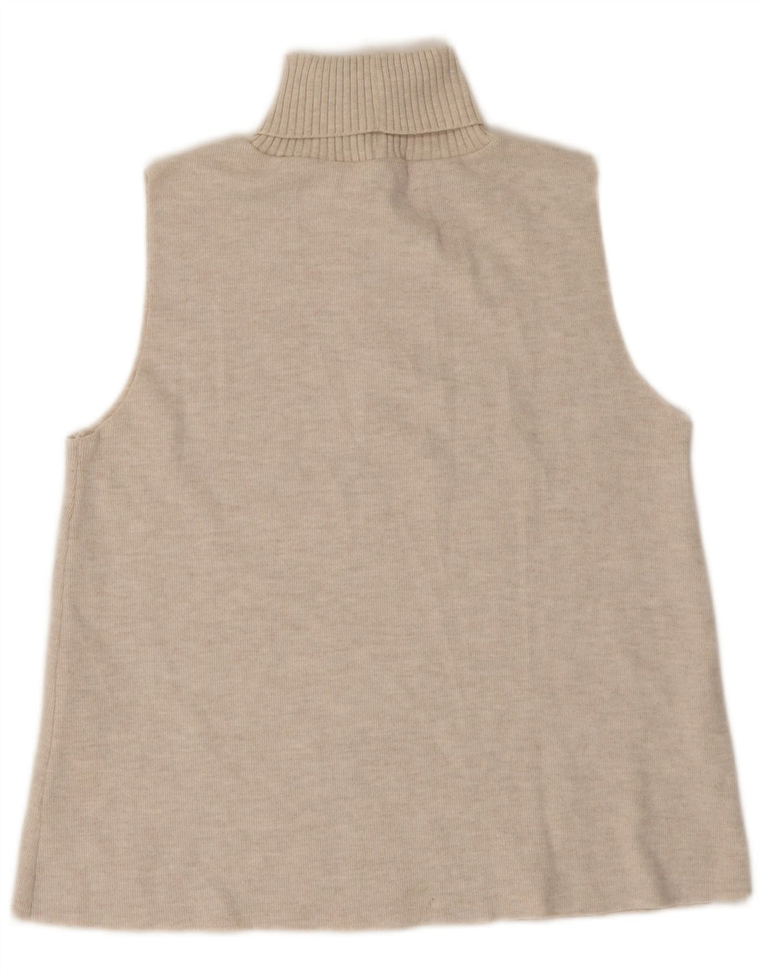 Zara Femme Débardeur UK 14 Large Beige Polyester