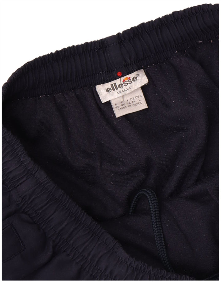 Ellesse Pantalon de survêtement pour femme UK 44 Bleu marine moyen Polyester