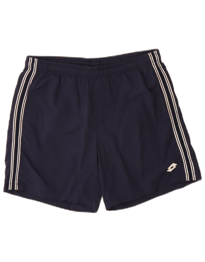 Lotto Short de Sport Homme Petit Bleu Marine