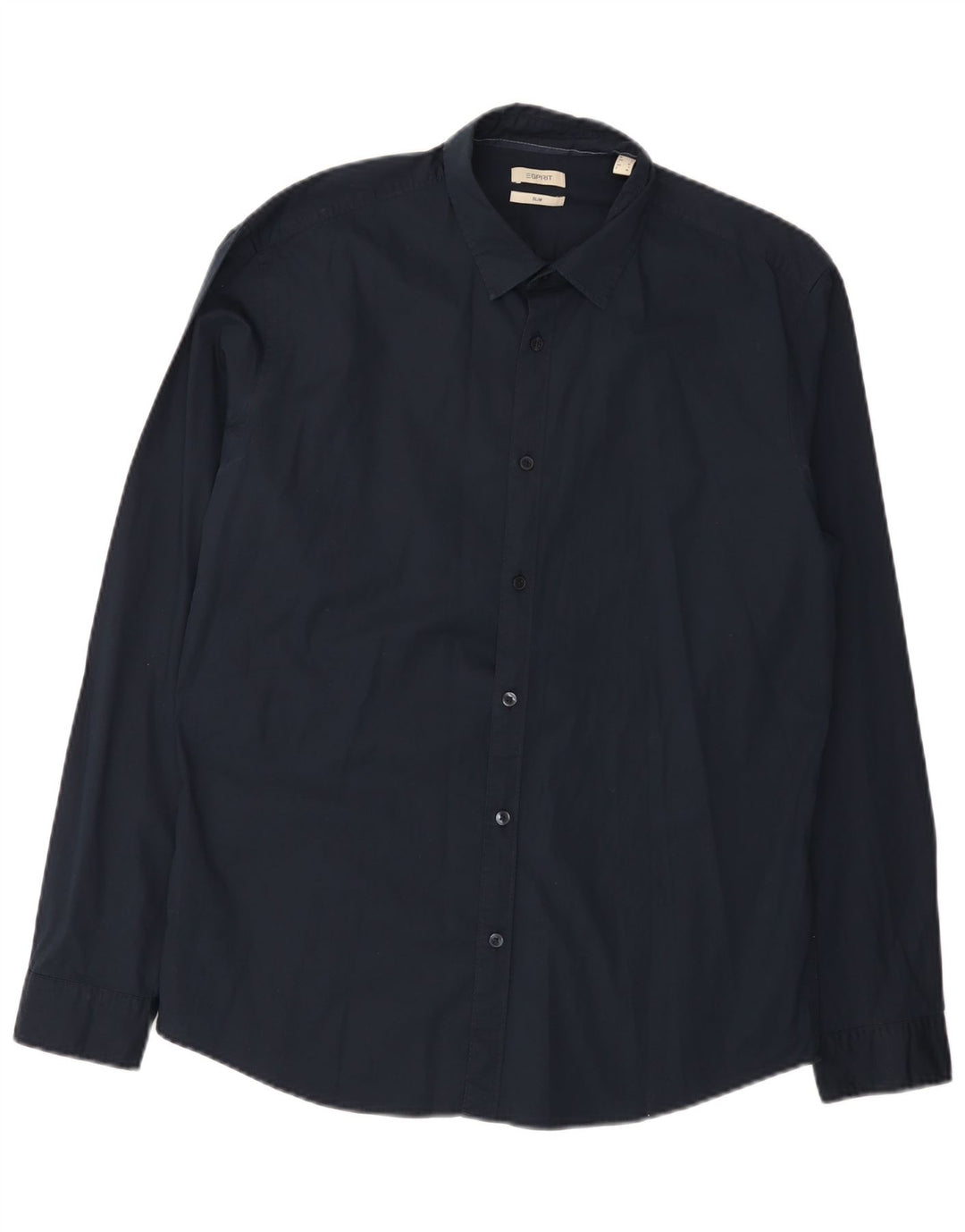 Esprit Chemise Slim Fit Homme Bleu Marine Large Coton
