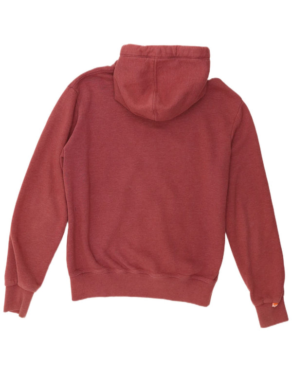 Superdry Pull à capuche zippé pour homme 2XL Coton marron