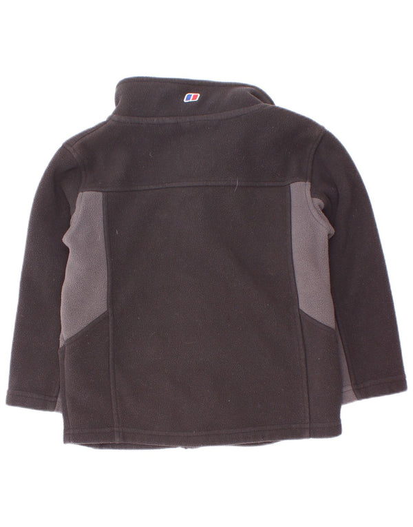 Bergans Veste polaire garçon 5-6 ans Noir Colourblock Polyester