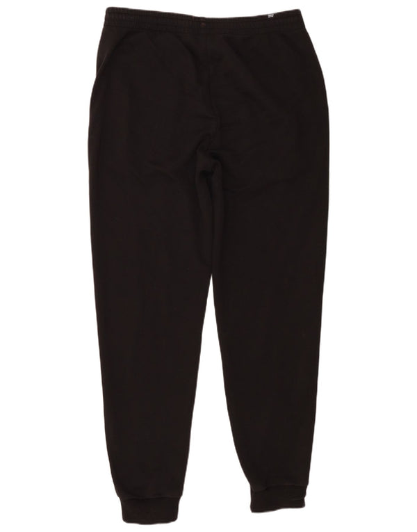 Puma Pantalon de survêtement graphique pour femme UK 16 Large Noir Coton