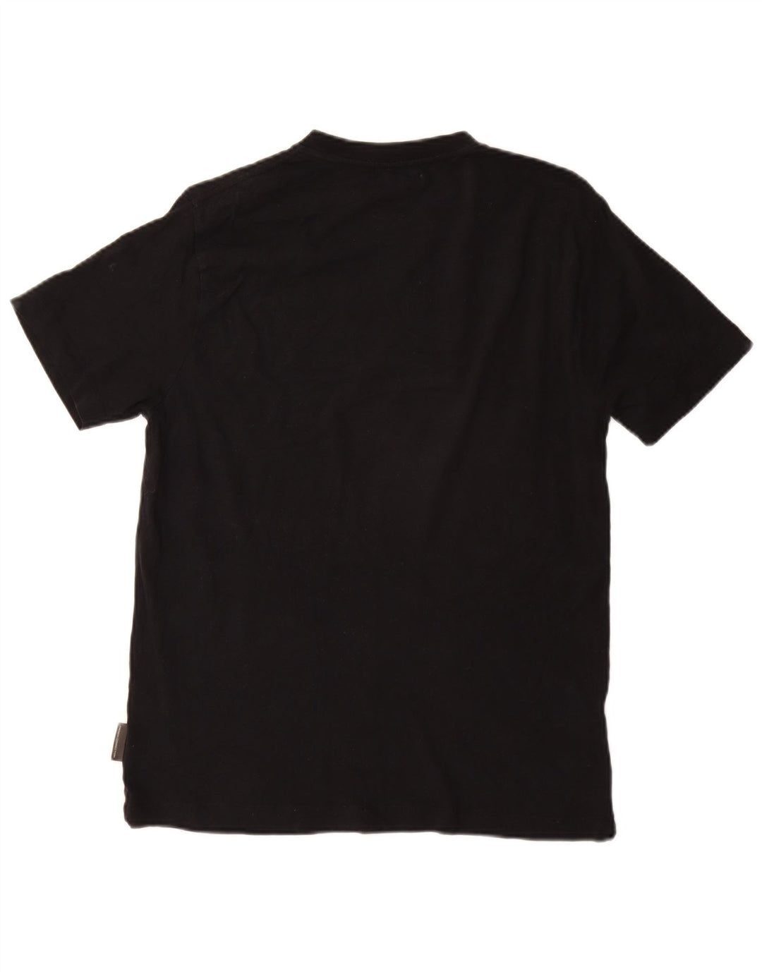 French Connection T-Shirt Graphique Femme UK 14 Coton Noir Moyen