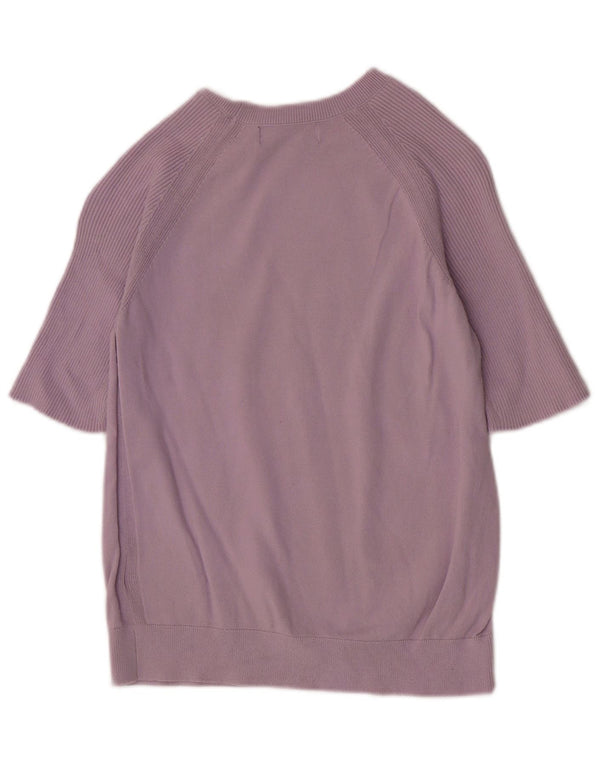 Marks & Spencer Pull col bateau pour femme UK 10 Small Violet
