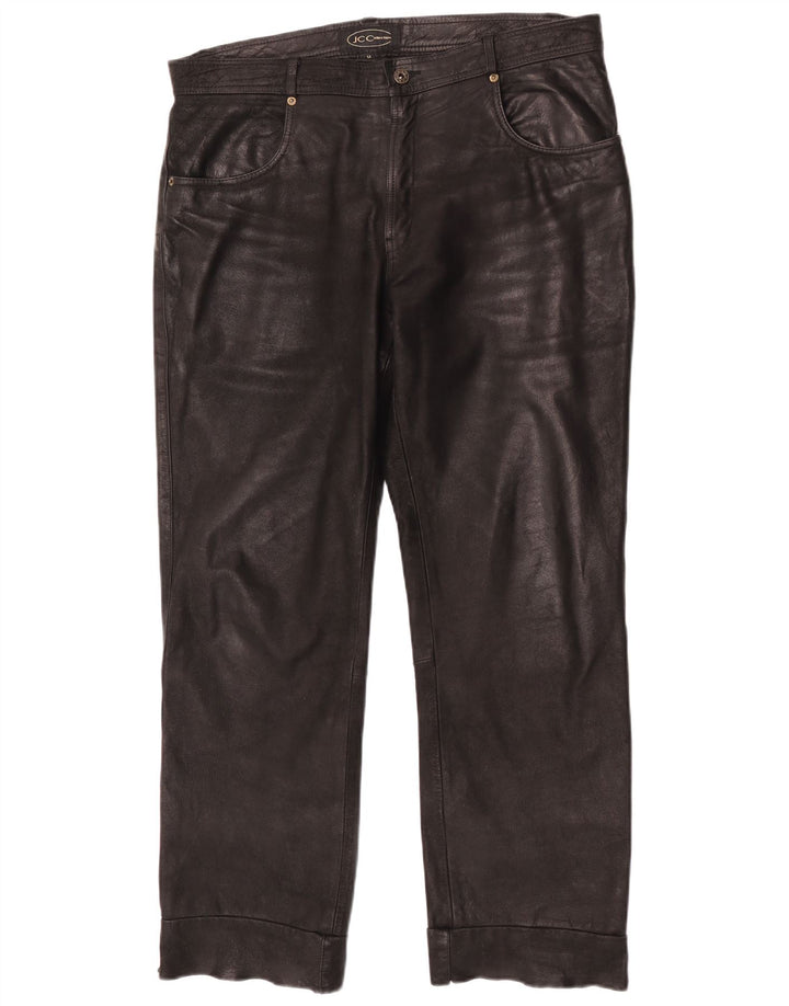 Pantalon en cuir homme JCC W38 L30 cuir noir