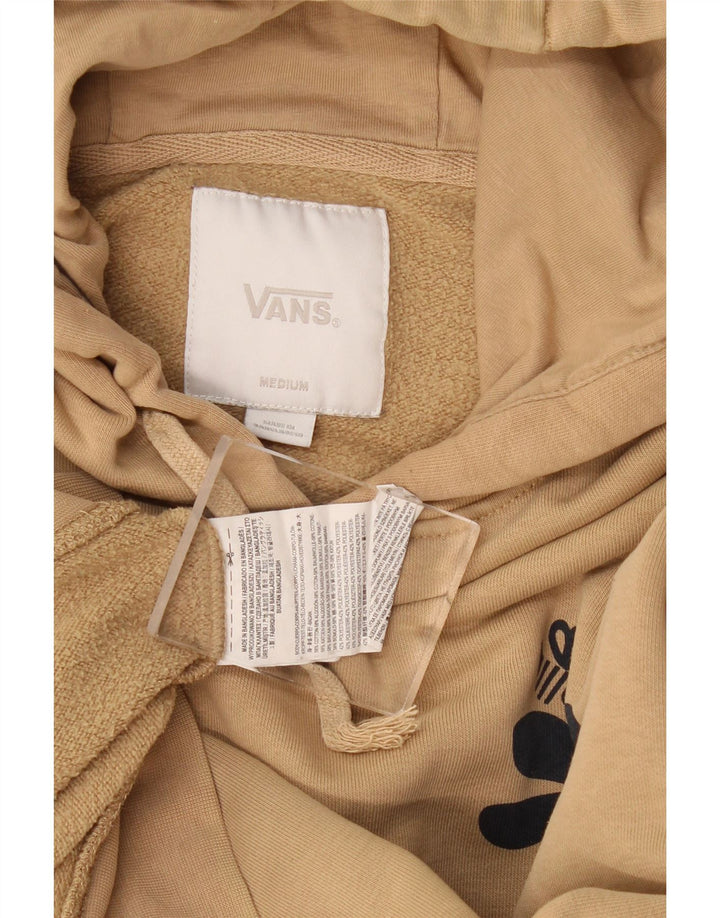 Vans Pull à capuche graphique en coton beige moyen homme