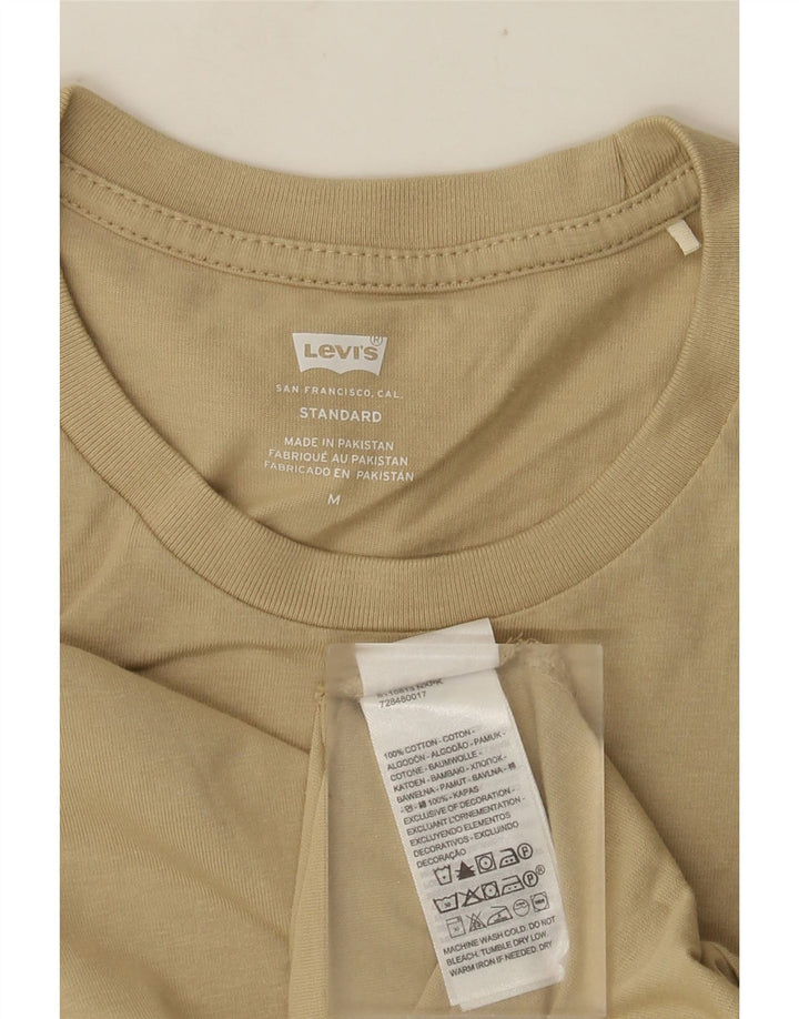 LEVI'S Top Standard Manches Longues Homme Beige Moyen Coton