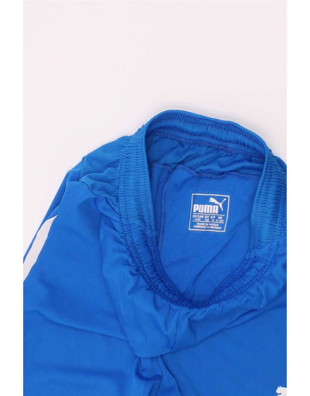 Puma Short de Sport Garçon 9-10 Ans Bleu Colorblock