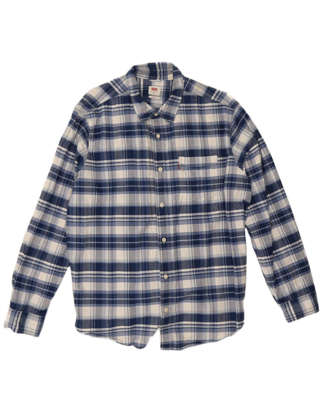Levi's Chemise Standard Flannel XL Homme Bleu Carreaux Coton