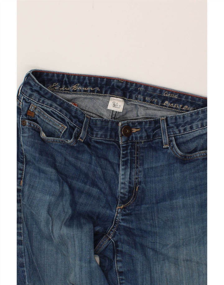 EDDIE BAUER Womens Barely Bootcut Jeans US 8 Medium W30 L30 Blue Vintage Eddie Bauer and Second-Hand Eddie Bauer from Messina Hembry 