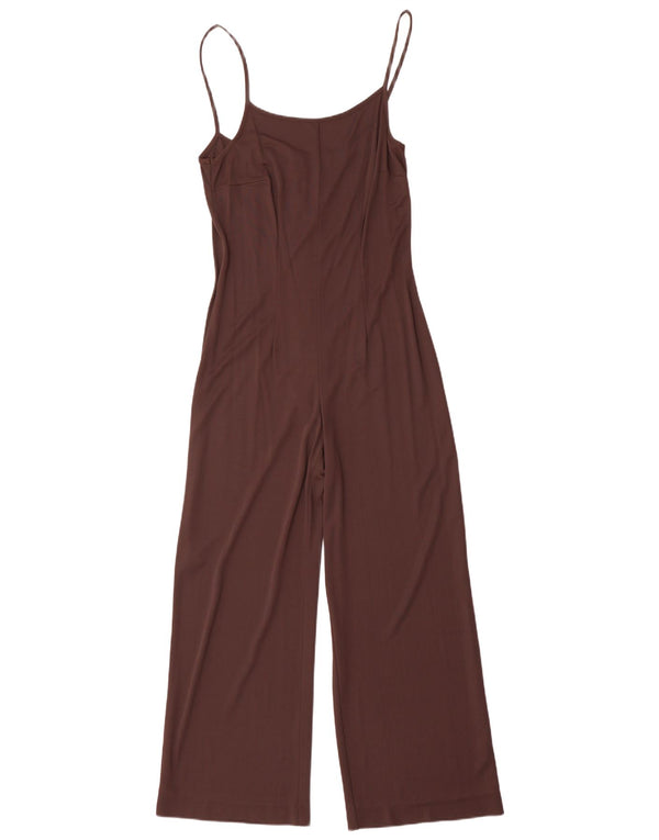 combinaison sans manches femme vintage UK 12 Brun moyen