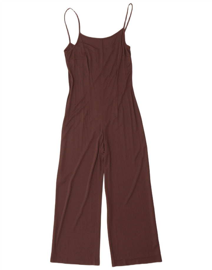 combinaison sans manches femme vintage UK 12 Brun moyen
