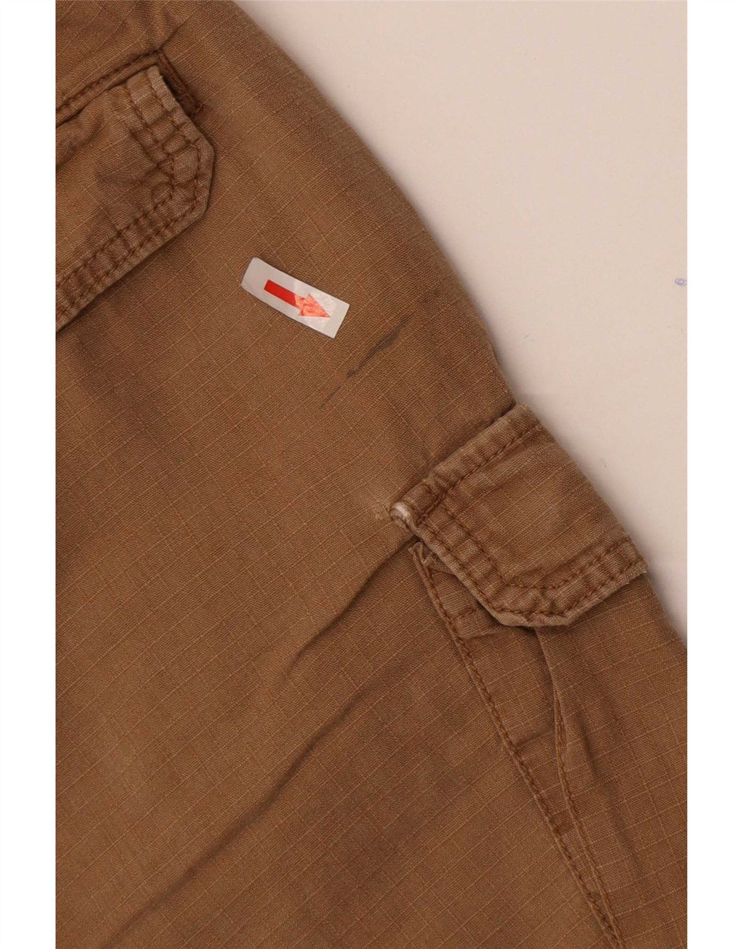 Abercrombie & Fitch Short cargo pour homme Medium W32 Lin marron
