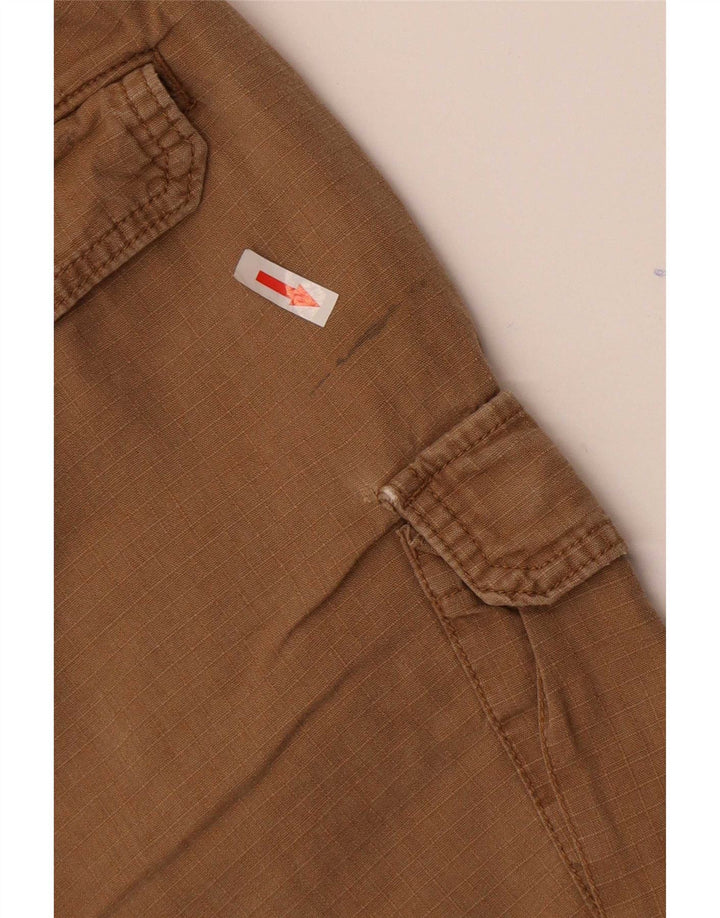 Abercrombie & Fitch Short cargo pour homme Medium W32 Lin marron