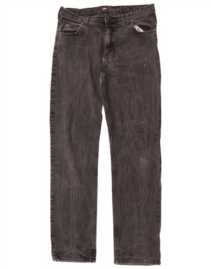 Lee Jean Droit Brooklyn Homme W36 L36 Noir Coton