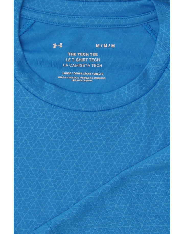 Under Armour T-Shirt Homme Bleu Moyen Géométrique