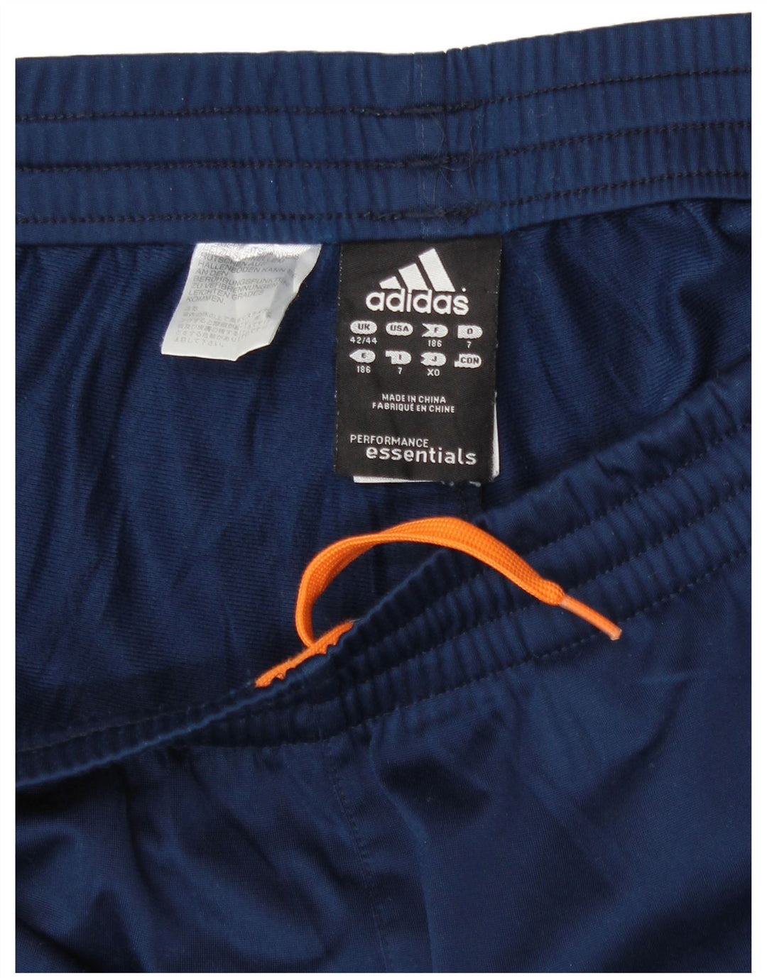 Adidas Pantalon de survêtement pour homme UK 42/44 Large Bleu Marine Polyester