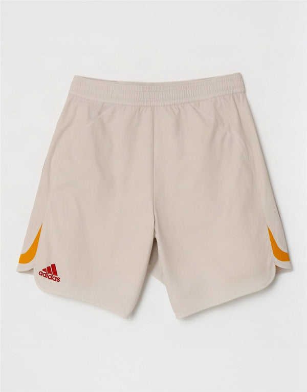 Adidas Short de sport pour homme XL Blanc Colorblock Polyester