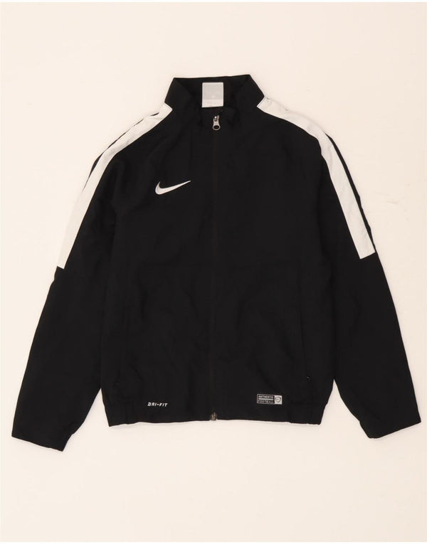 Nike Garçons Dri Fit Survêtement Top Veste 8-9 ans Petit Noir Colorblock