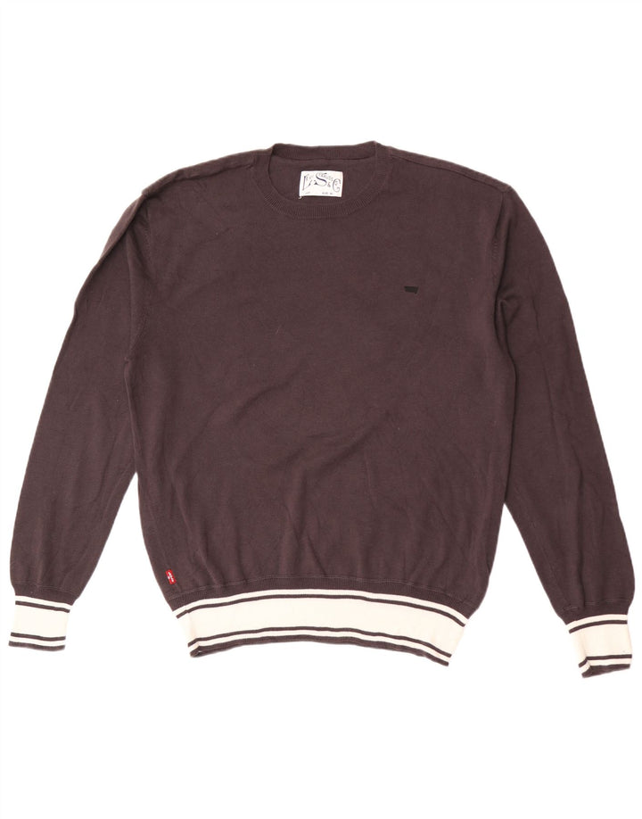 Levi's Pull Col Ras du Cou XL Homme Marron Coton