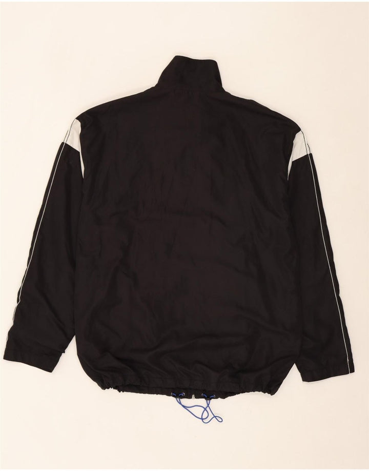 LOTTO Mens Tracksuit Top Jacket XL Black Colourblock Polyester Vintage Lotto and Second-Hand Lotto from Messina Hembry 