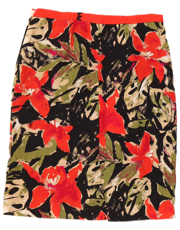 jupe crayon femme vintage W28 Medium Black Floral