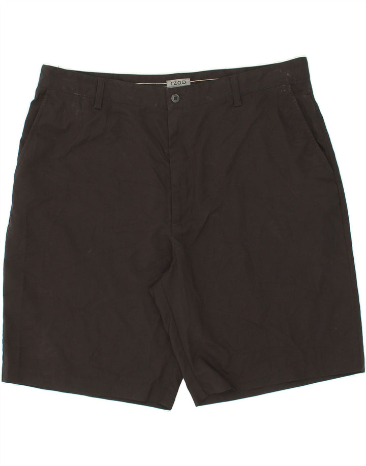 IZOD Mens Chino Shorts W40 XL Black Polyester Vintage Izod and Second-Hand Izod from Messina Hembry 