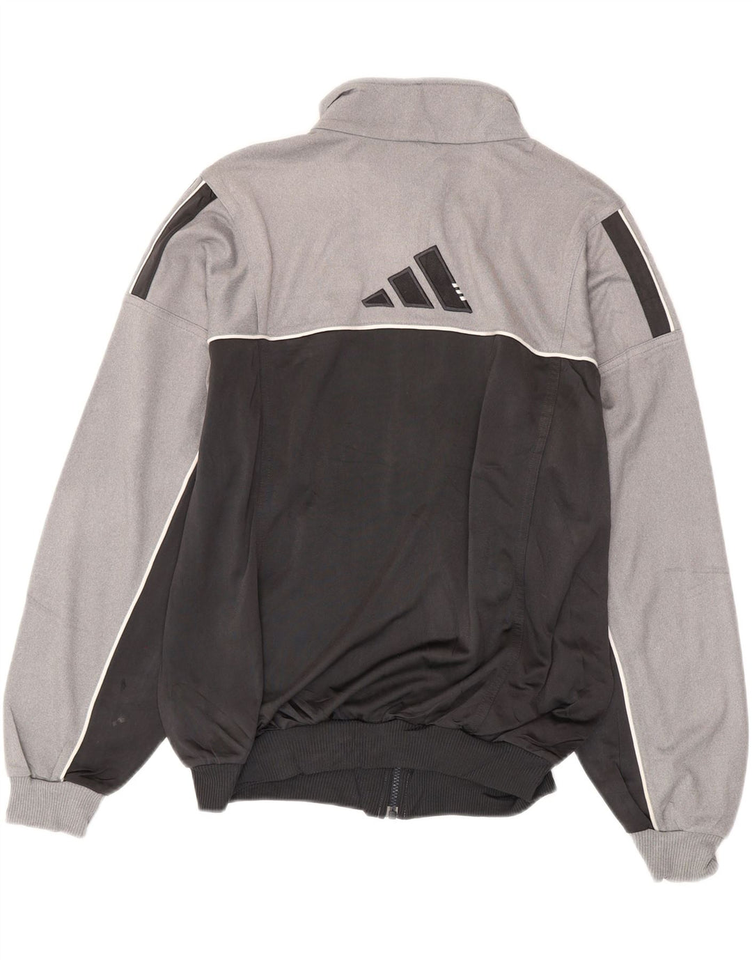 Adidas Veste de survêtement graphique pour homme UK 38/40 Gris moyen Colourblock