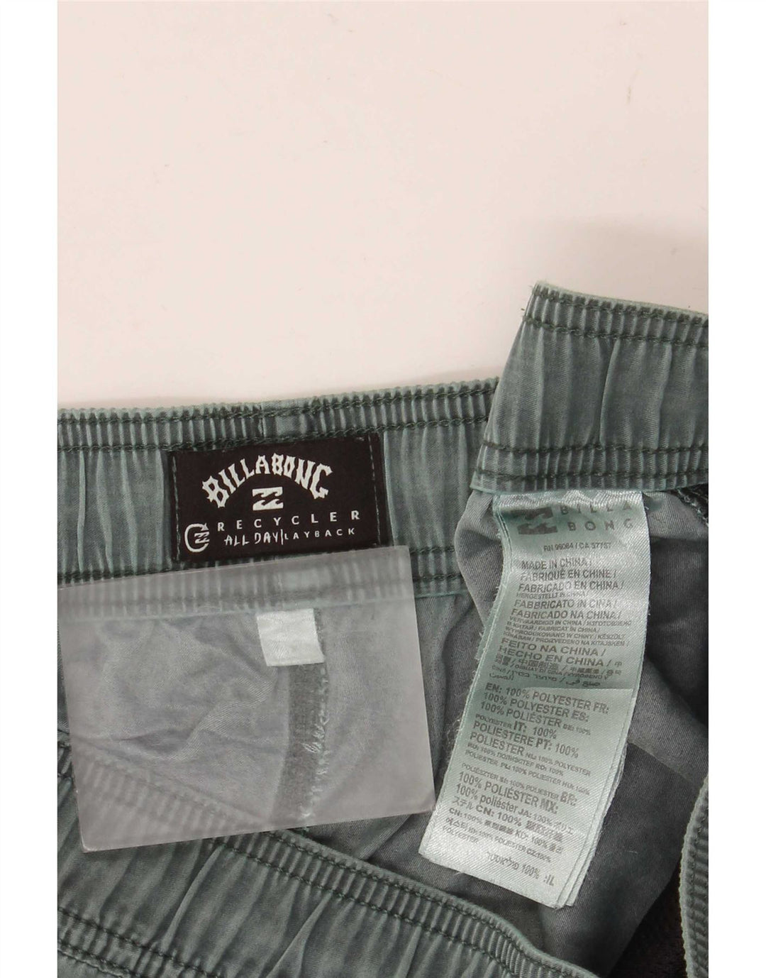 Billabong Short de Bain Homme Vert Moyen Polyester