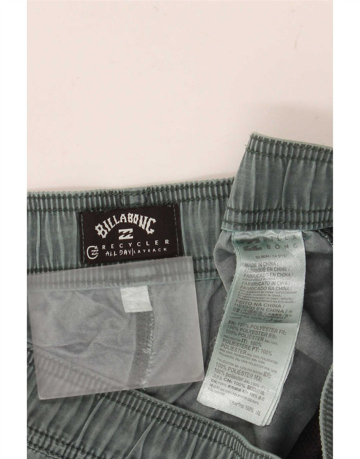 Billabong Short de Bain Homme Vert Moyen Polyester