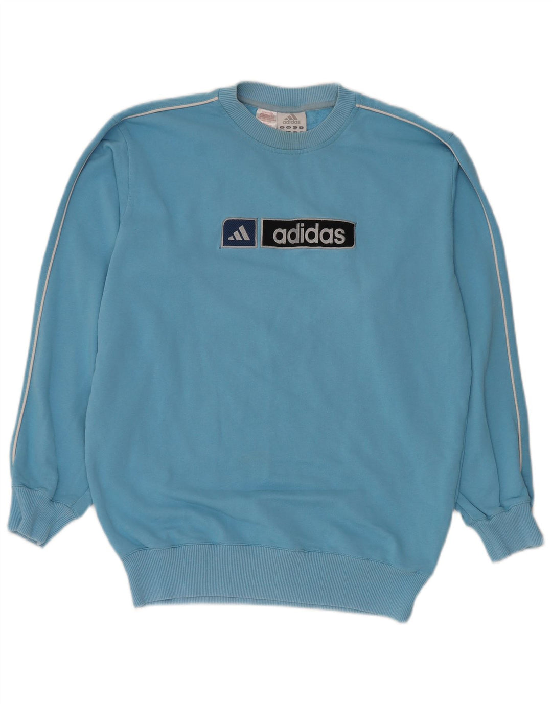ADIDAS Pull oversize graphique pour garçon 15-16 ans Bleu Coton
