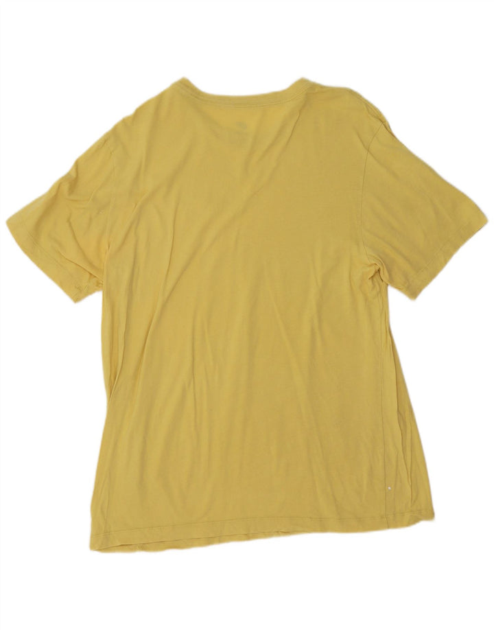 Nike T-Shirt Homme Jaune Moyen