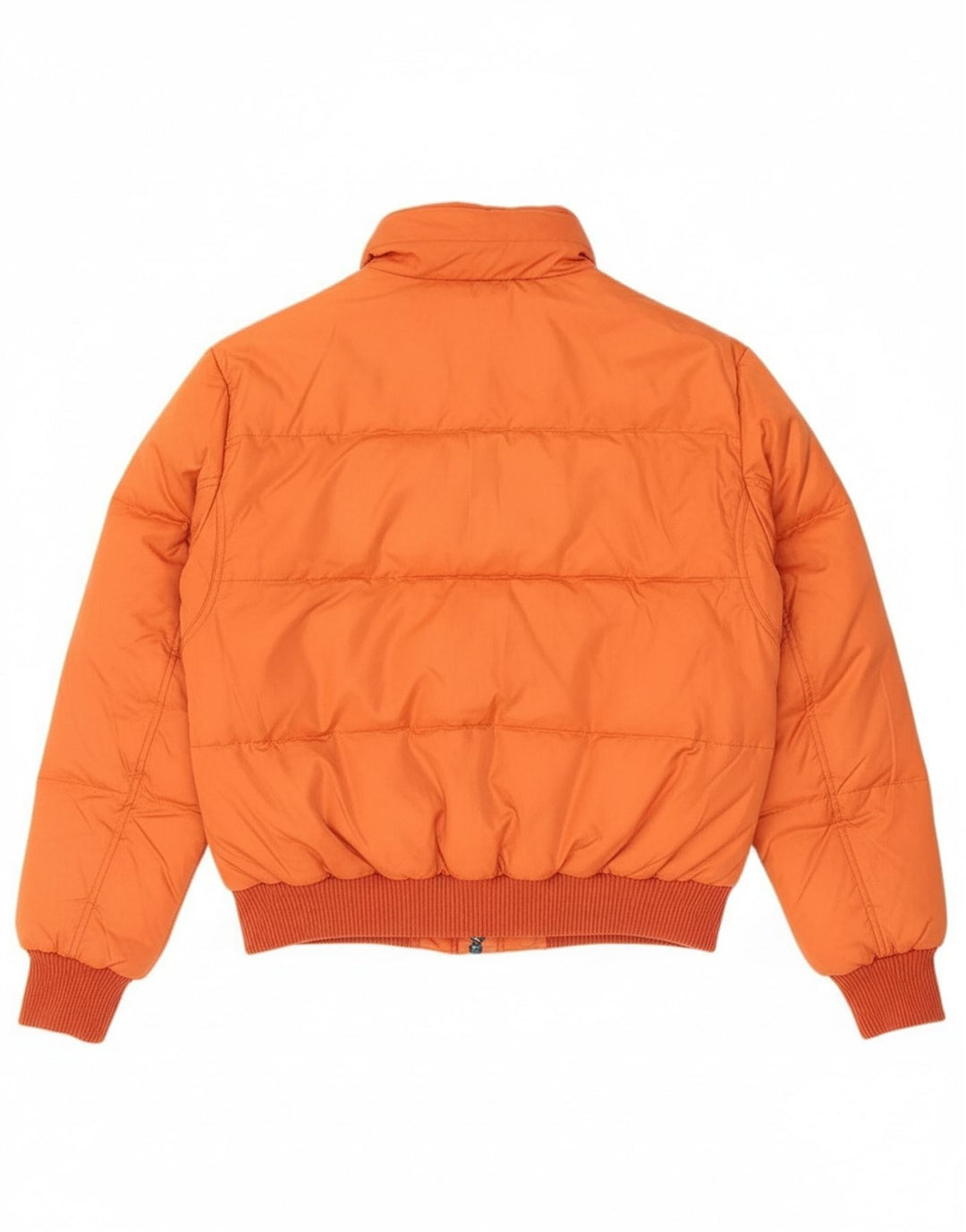 GAS Mens Padded Jacket UK 42 XL Orange Polyamide
