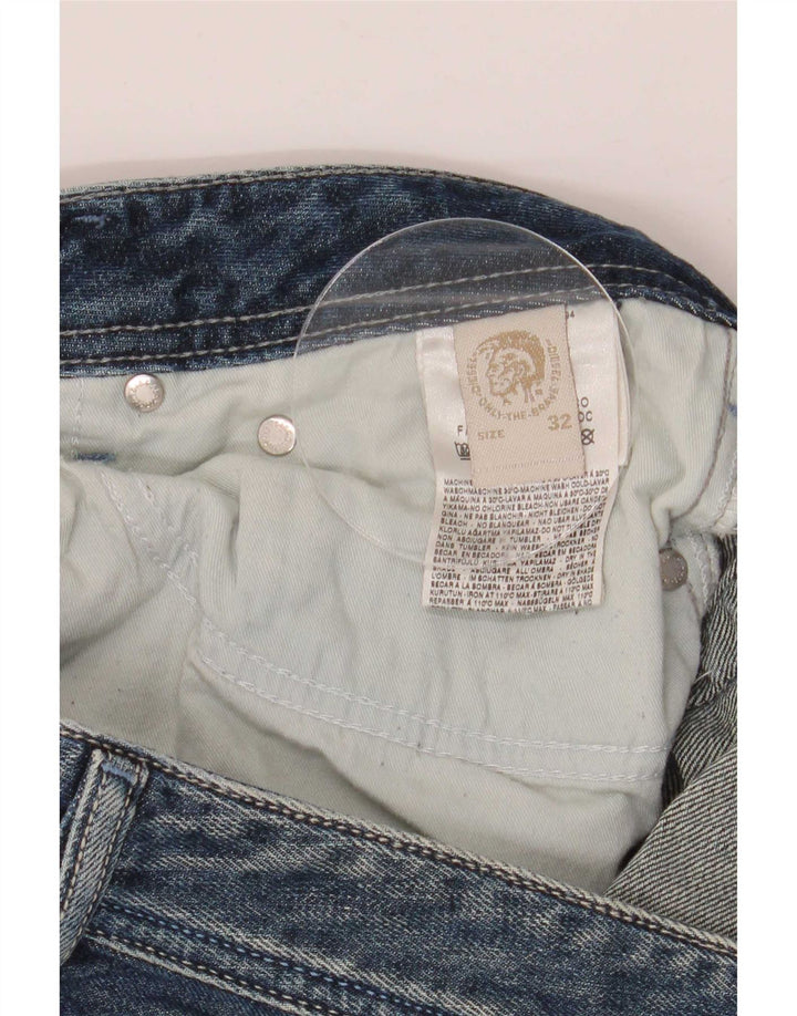 Diesel Jean bootcut effet vieilli W32 L32 en coton bleu pour homme