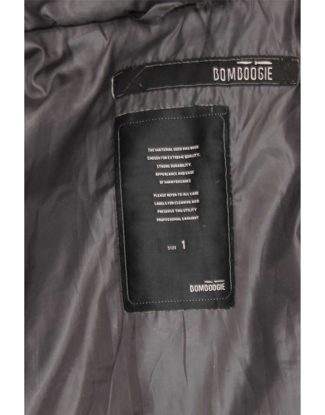 Bomboogie Veste matelassée surdimensionnée à capuche pour femme US 1 XS Gris Polyester