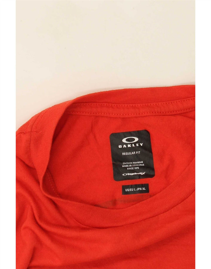 Oakley T-shirt graphique coupe régulière pour hommes, grand rouge