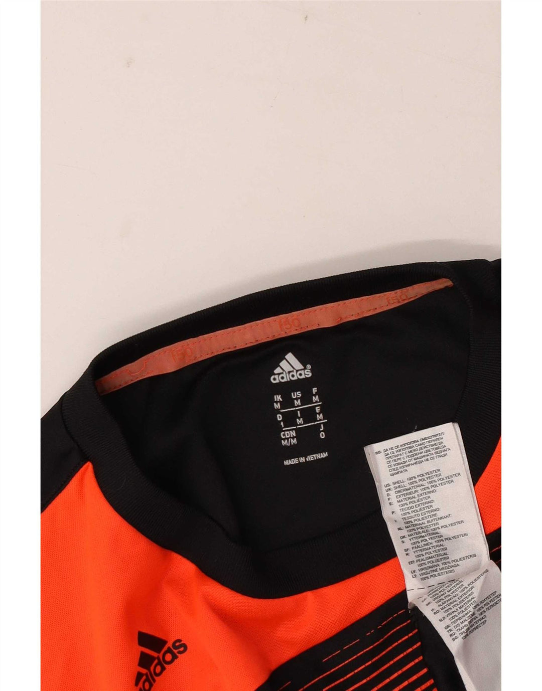 Adidas T-shirt graphique pour homme en polyester color block noir moyen