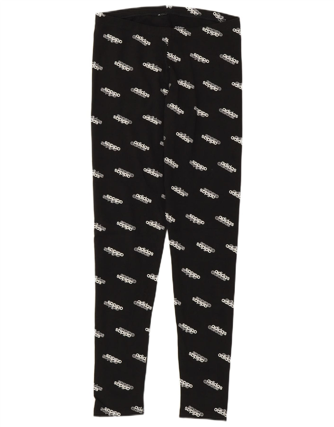 Adidas Leggings graphiques pour femme UK 8/10 Petit coton à pois noir