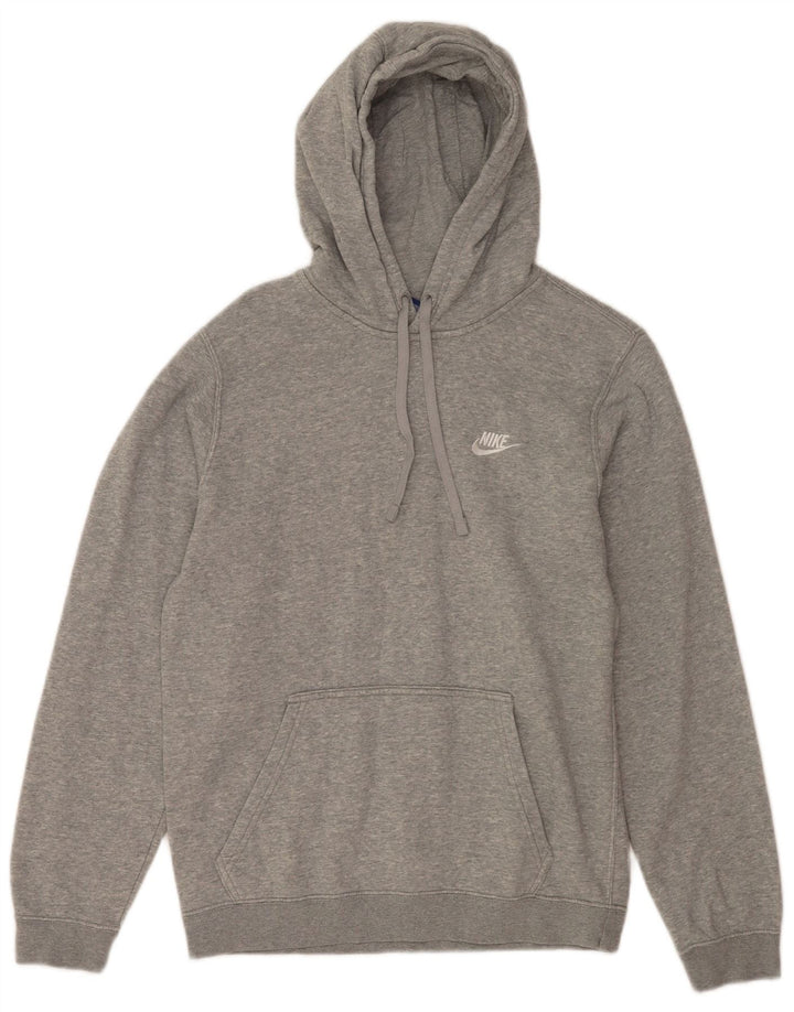 NIKE Pull à capuche pour homme en coton moucheté petit gris